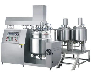 1000L cosmetics vacuum emulsifying machine with high shear emulsifier homogenizer