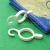 Import 100pack Plastic Snap Clips For Scarf, leather swatch hanger gridwall cap rug socks gloves photo drawing twist loop display hook from China