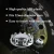 Import 10pcs 33mm threaded nut cover chrome plastic with flange from China
