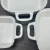 Import 11" White Ceramic Casserole Porcelain Ceramic Dinnerware Set Porcelain Baking Tray with Glass Lid from China