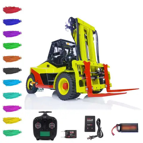 LESU 1/14 Scale RC Hydraulic Forklift - RTR With Pump, Valve, Motor, Lights & Sound - View #4