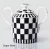 Import 11pieces black and white pattern fine China coffee POTS tea sets from China