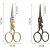 Import 12 Chinese Zodiac shear gift souvenir rabbit shape stainless steel retro embroidery sewing scissors antique vintage scissors from China