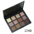Import 12 Color Pigmented Custom Eye shadow Palette Long Lasting Waterproof Private Label Eyeshadow Palette Makeup from China