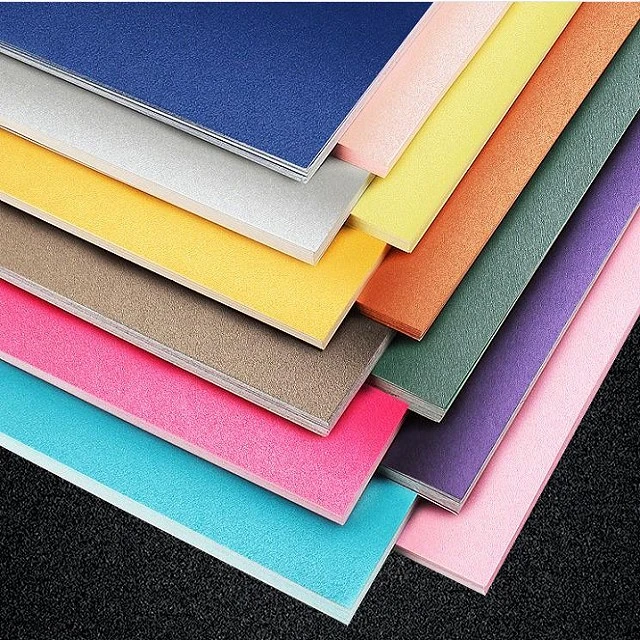 120gsm FSC Certificate Colorful Fancy Paper Pearlescent Paper