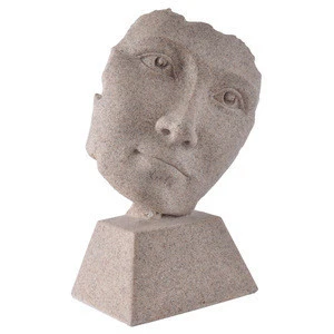 12181B Woman Face Resin Sculpture Fashion Polyresin Face craft
