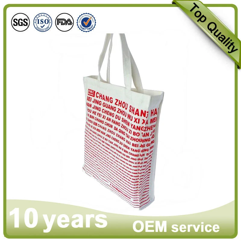 12oz Cheap Customized Logo tote shopping bag tote bag cotton