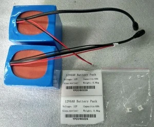 12v 6Ah li-ion battery pack rechargeable 18650 lipo for electric car/motorcycle/power bank