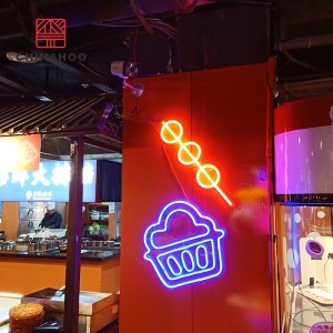 12v Custom Made Acrylic Cones Ice Cream Neon Signs for Home and Bar