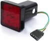 12V RED LED  Lens Hitch Light Trailer Receiver Cover Brake Light for Truck