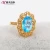 Import 13553 Xuping beautiful gold ring sapphire ring for wedding from China