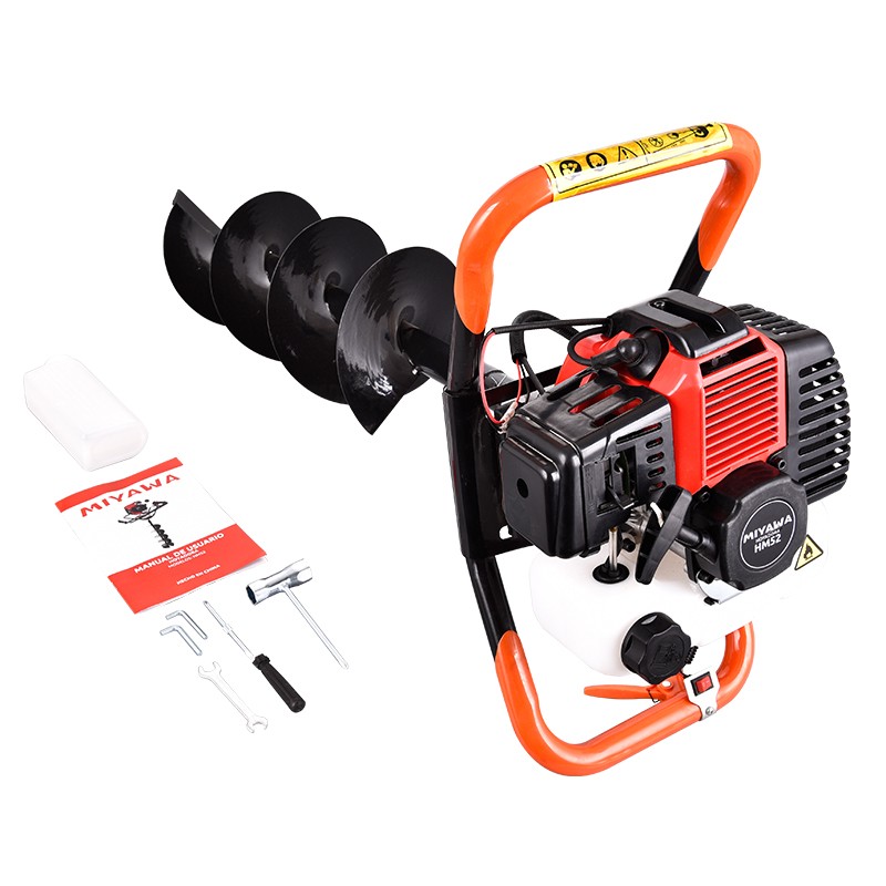1400W Strong Power 52CC Power Engine Motor Professional Drilling For Ice And Earth Auger