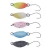 Import 1.4g 24mm  Hard Baits multicolor Sequins Single Hook Trout Lures Fishing Tackle Metal Spoon Fishing Lure from China