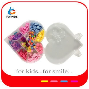 155G DIY PLASTIC THREADING CRAFT BEADS TOYS FOR GIRL,POLYSTYRENE BEADS TOY CHEAP PROMOTION GIFT