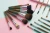 Import 16 PCS Professional Makeup Brush Set Natural Hair Colorful Wood Handle on Jar from China