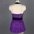 Import 16037-2 Wholesale 2 in 1 purple sequin dance top and black pants Jazz and Tap danc wear from China