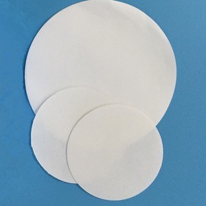 180mm lab qualitative cellulose filter paper in funnel
