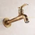 Import 18661F High Quality wall mounted brass water tap Washing Machine Water Taps Antique bronze Brass Bibcock Faucet Machine Faucet from China