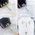 Import 18K Gold Tassel Accessories Pendant Titanium 316L Stainless Steel Layered Pearl Necklace Jewelry Set from China