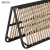 Import 1.8m Encrypted slats king size bed frame from China