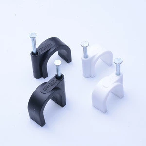 18mm Size Waterproof Plastic Round Wall Cable Clip