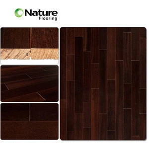 18mm Smooth Brown Brazilian Cherry Solid Wood Flooring Offers China Manufacture