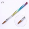 1PC UV Gel Painting Dotting Pen Gradient Handle Nail Brush Liner Acrylic Nail Art Tools 8 Patterns Available