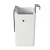 Import 2 in 1 post mounted waste bins toilet garbage plastic small hanging kitchen trash can with lid from China
