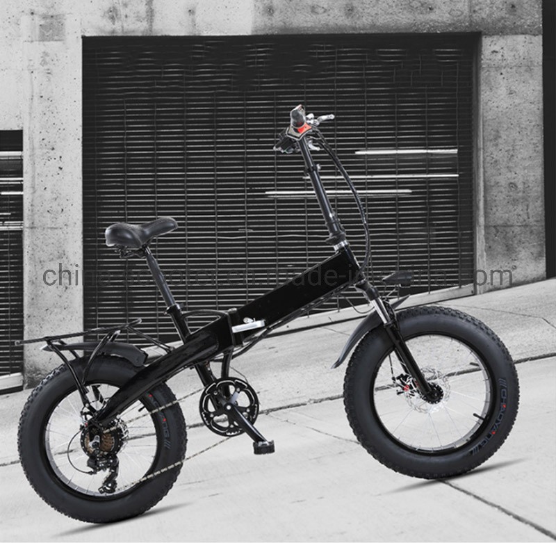 20 Inch Fat Tires Electric Ebike with 350W Power and 13ah Lithium Battery