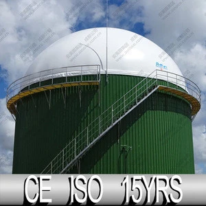 2016 new Double Membrane Gas Roof, Gas Cover, Gas holder, for Biogas Power Plant