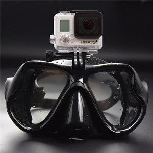 2017 Hot Professional Underwater Camera Diving Mask Scuba Snorkel Swimming Goggles for GoPro Xiaomi SJCAM Sports Camera