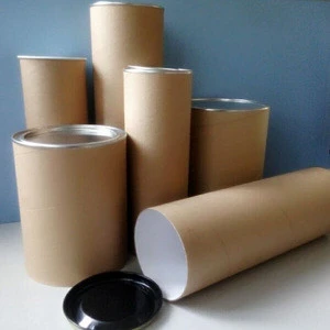 2017 hot sale different sizes food grade kraft paper packaging tube with different covers