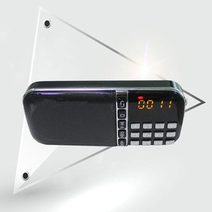 2018 rechargeable gift alarm clock fm radio tf card sokar panel, New home loud portable radio high quality mp3 audio player kit