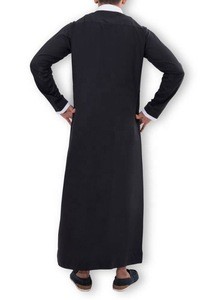 2018 winter Muslim mens clothing with chest panel