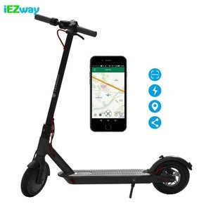 2019 iEZway China Factory New Product APP GPS Lock Two Wheel Folding Sharing Electric Scooter