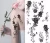 Import 2019 New Body Art Women Metallic Temporary Hair Tattoo Sticker from China