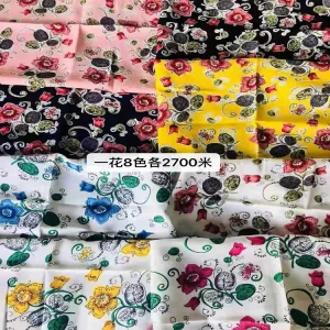 2019 NEW FASHION DESIGN 100%RAYON PRINTED FABRIC FOR WOMAN DRESS