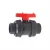 Import 2020 china supplier manufacturing plastic 50mm grey color  pvc ball valve from China