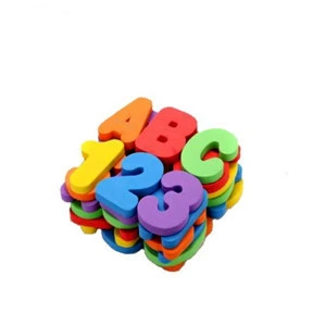 2020 Custom Wholesale Alphabet Letters and Numbers Foam Bath Toys for Kids