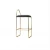 Import 2020 Factory design wedding gold stainless steel bar stool for party from China