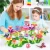 Import 2020 hot price eco-friendy plastic build a flower garden toy from China