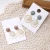 Import 2020 Korean Geometric Round Pendant Drop Earrings Simple Candy Color Smooth Resin Acrylic Earring Jewelry from China