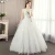 Import 2020 Korean Vestidos De Novia Silhouette illusion neckline Wedding dress bridal ball gowns from China