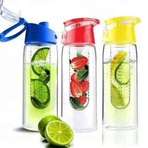 2020 Logo Printing 700ml Sport DTritan Fruit Infuser Ice Tea Water Bottle