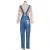 Import 2020 new arrivals Fashion Spring  Women Casual Suspender print jumpsuit Jeans from China