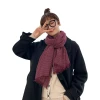 2020 new cotton and linen scarf women&#x27;s autumn and winter fur shawl pure color sunscreen shawl ladies gauze scarf