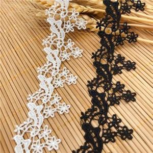 Buy 2020 New Design Fancy Lace Polyester Flower Lace Trim Embroidery from  Guangzhou Xinlibiao Lace Co., Ltd., China