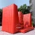 Import 2020 new design large red Three-sided climbing wall inflatable climbing game for adults from China