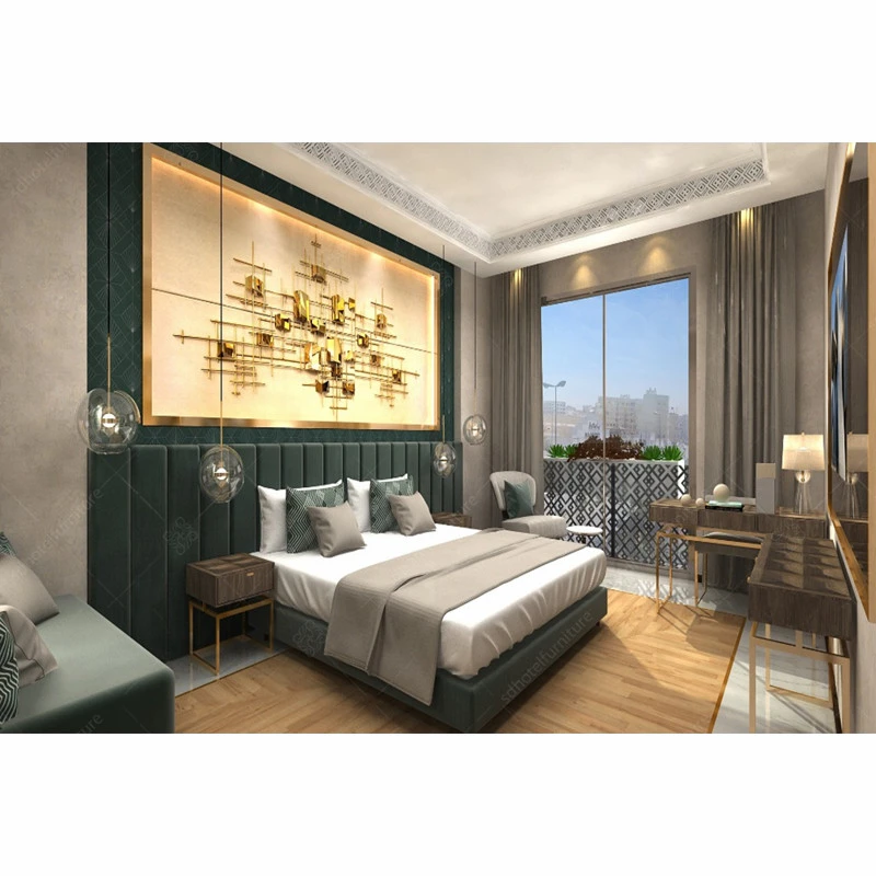 2020 New Design Modern Bedroom Furniture Sets for Apartment or Villa or Hotel Use