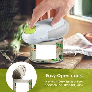 2020 New Electric Can Opener One Touch Automatic Can Tin Opener Free Jar Can Opener for Kitchen Restaurant Effortless Tools